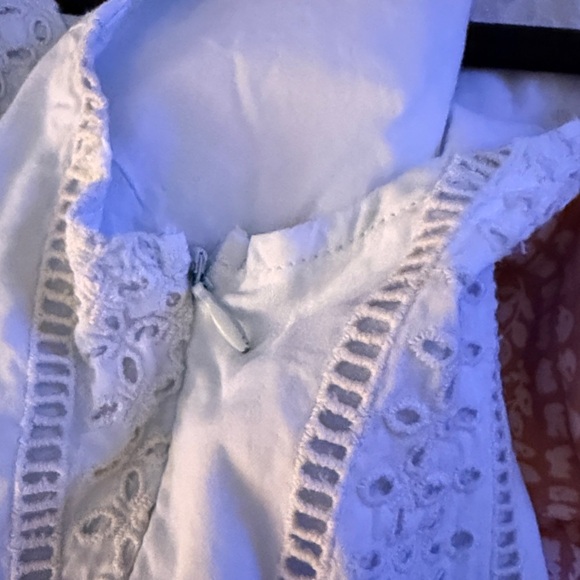 White Sleeveless Mini Dress - Picture 5 of 6